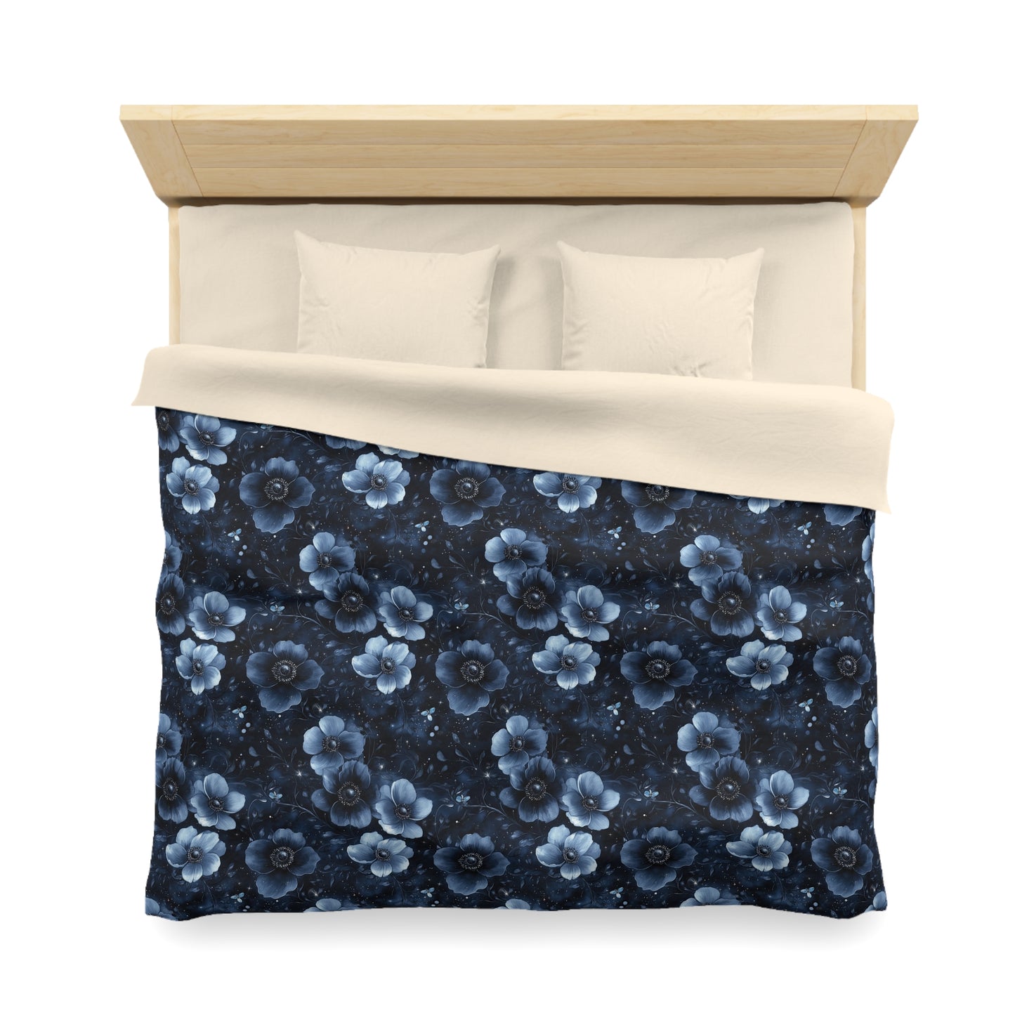 Midnight Blossoms Duvet Bedding Set