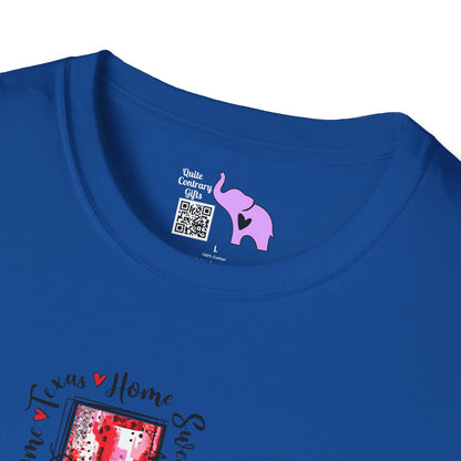 Home Sweet Home Texas Love Adult T-shirt