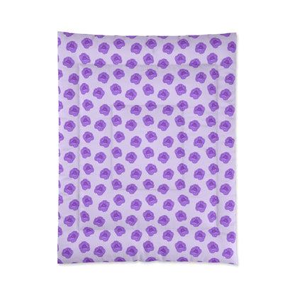 Lilac Mist Peonies Basic Bedding Set