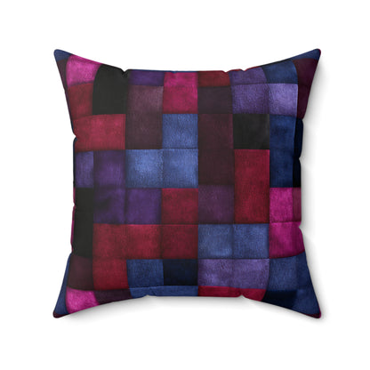 Velvet Mosaic Print Basic Bedding Set