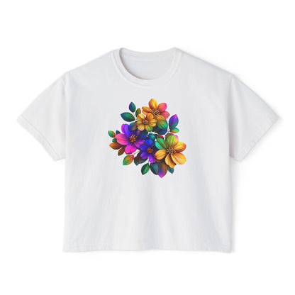 Burst of Bloom Women's Boxy Tee