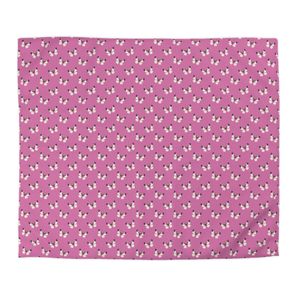 Blush Flutter Microfiber Duvet Cover
