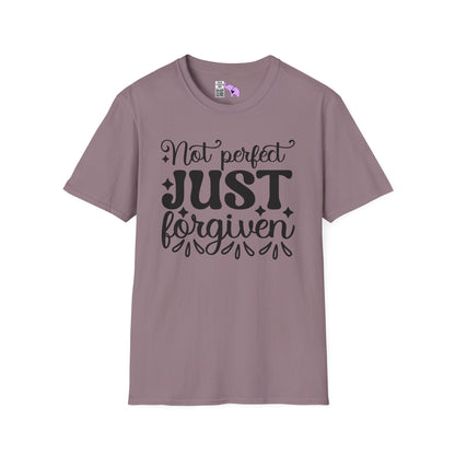Not Perfect Just Forgiven Adult T-shirt
