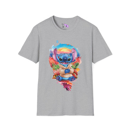 Sunset Stitch Adult T-shirt