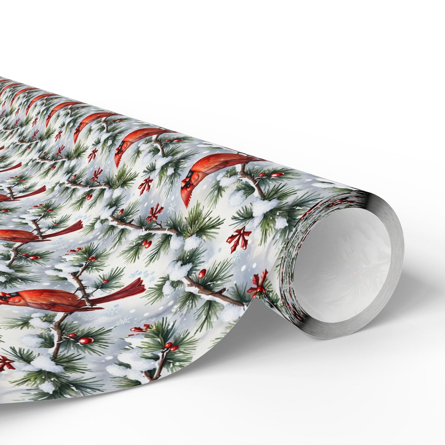 Cardinal Winter Elegance Wrapping Paper