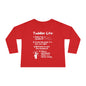 Toddler Life Long Sleeve Tee