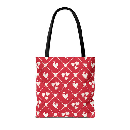 Sweetheart Trellis Canvas Tote Bag