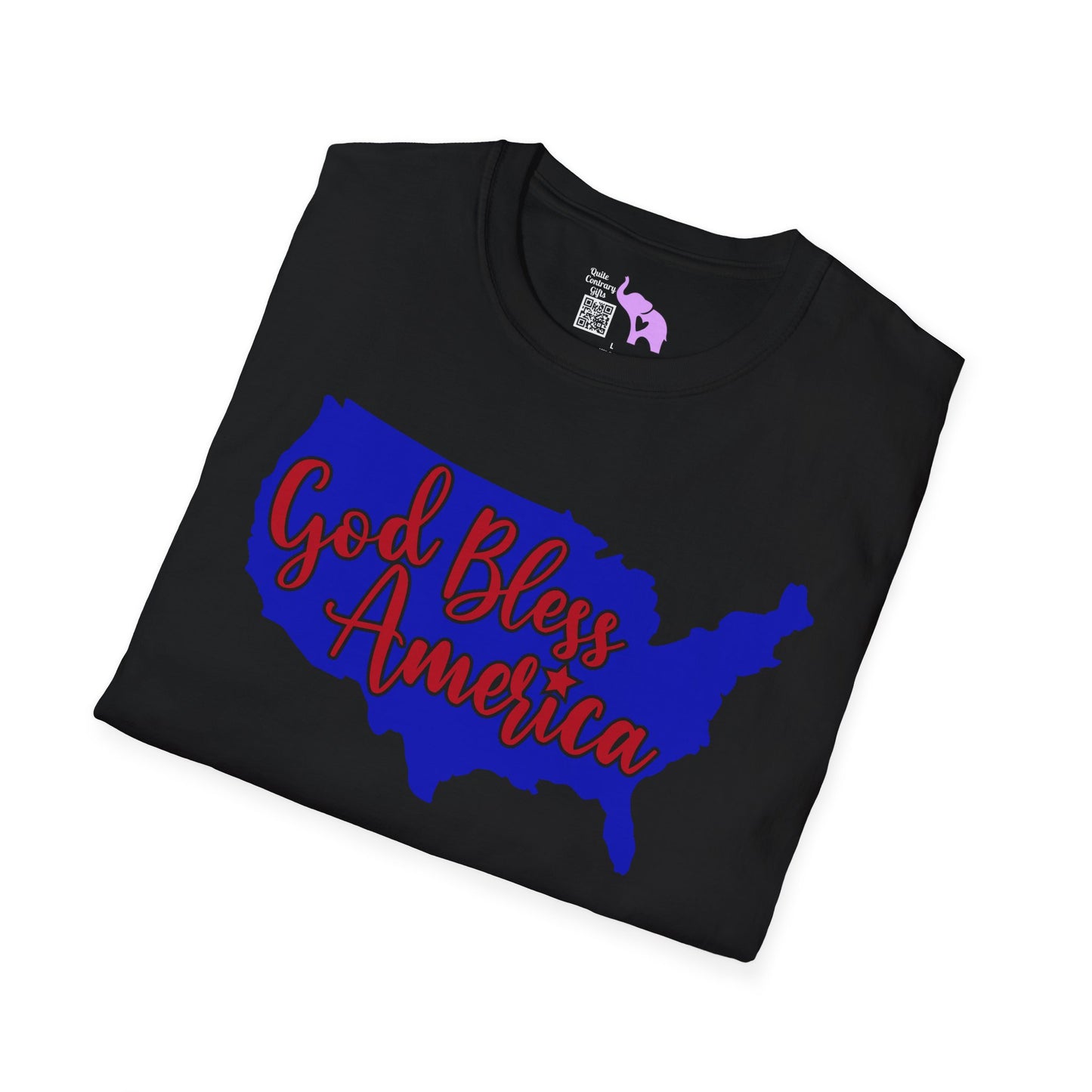 God Bless America Adult T-shirt