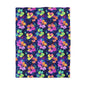 Watercolor Flowers Microfiber Duvet Cover