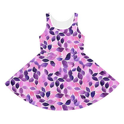 Lilac Serenade Girls' Sleeveless Sundress