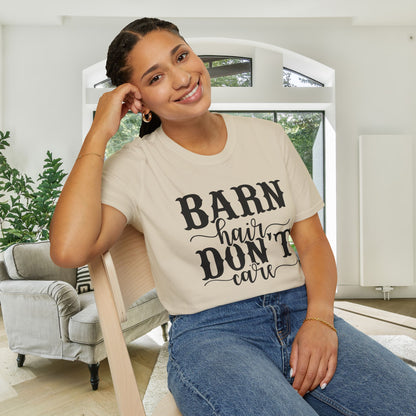 Barn Hair Don't Care Adult T-shirt