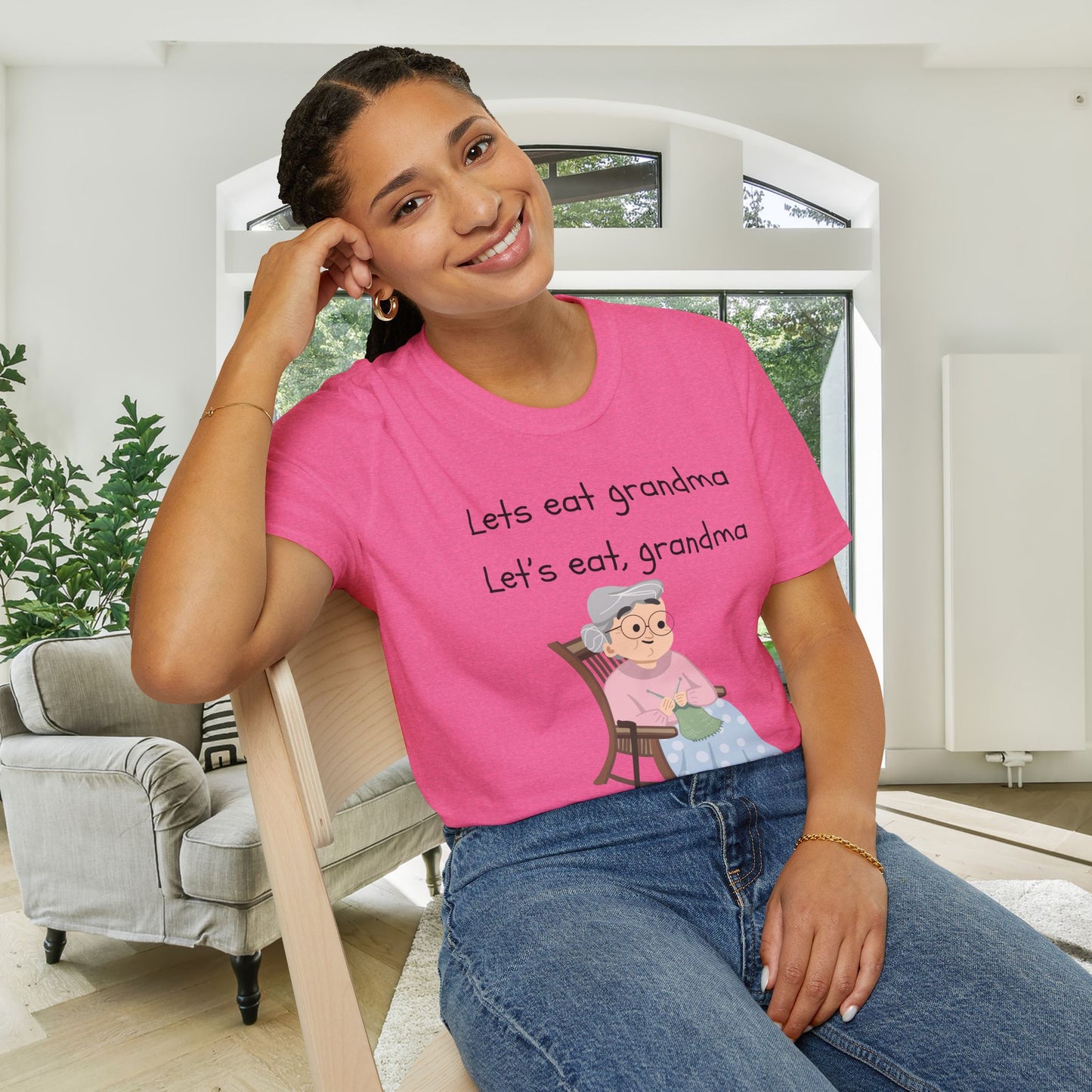 Lets Eat Grandma Good Grammar Saves Lives Adult T-shirt