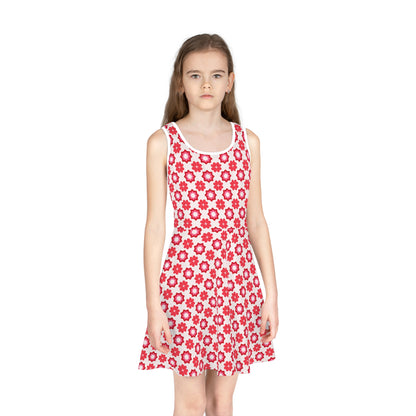 Scarlet Star Garden Girls' Sleeveless Sundress