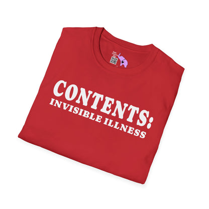 Contents: Invisible Illness Adult T-shirt