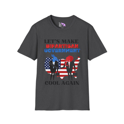 Let's Make Bipartisan Government Cool Again Again Adult T-shirt