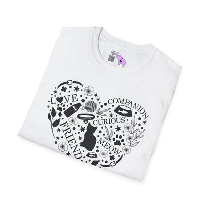 Cats Fill My Heart Adult T-shirt
