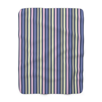 Earthy Stripes Fleece Blanket