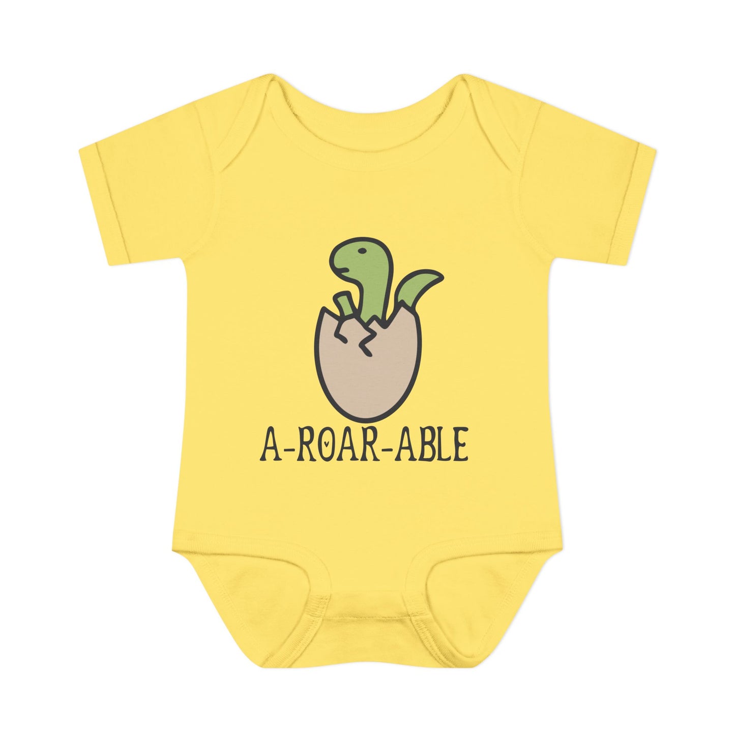 A-Roar-Able Baby Rib Bodysuit