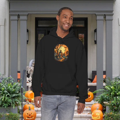 Creepy Cemetery 3 Heavy Blend™ Hooded Sweatshirt