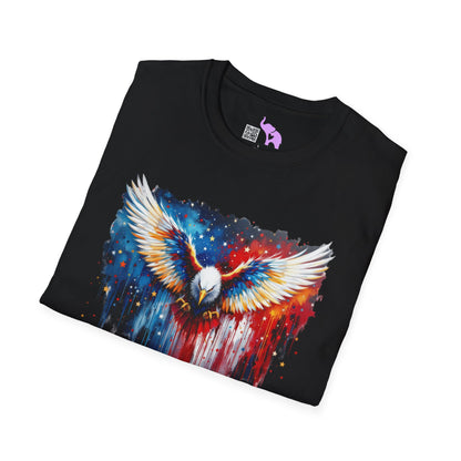 American Bald Eagle in Flight Adult T-shirt