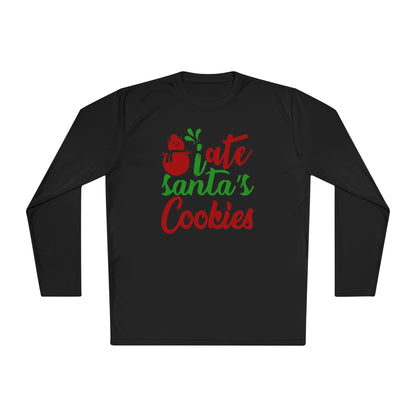 I Ate Santa's Cookies Adult Long Sleeve Tee