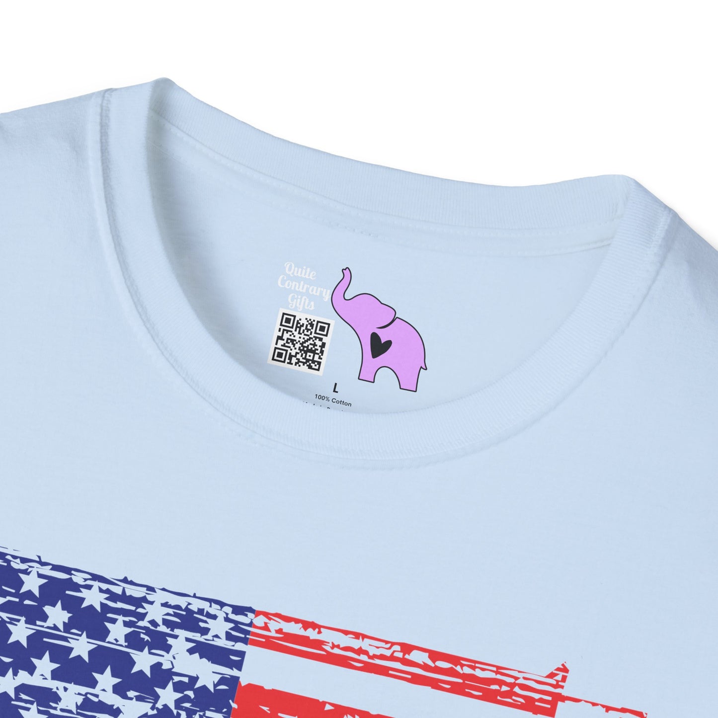 Gun Flag Adult T-shirt