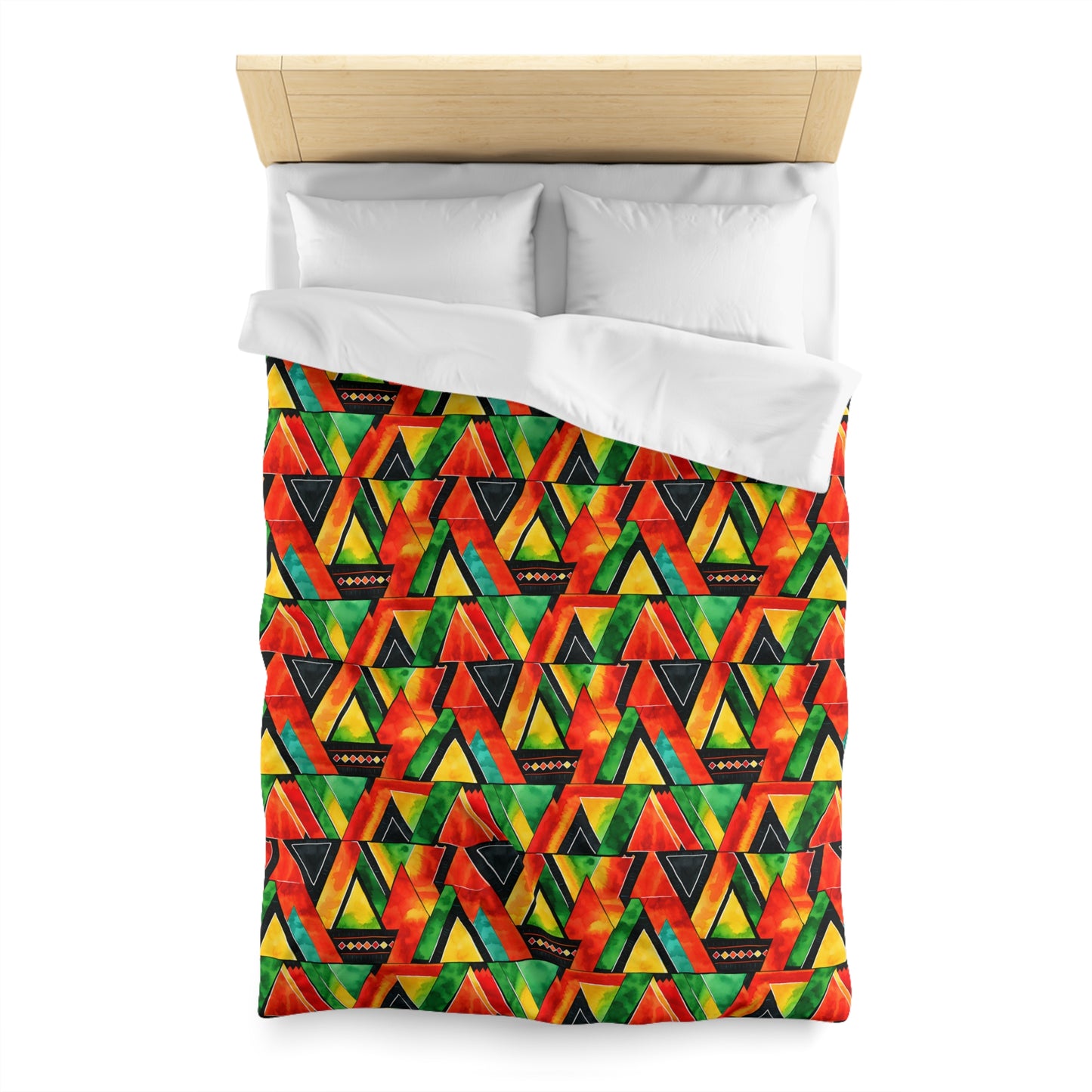 Abundance Vibes Microfiber Duvet Cover