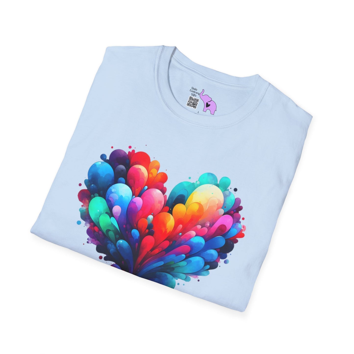 All the Feels Heart Adult T-shirt