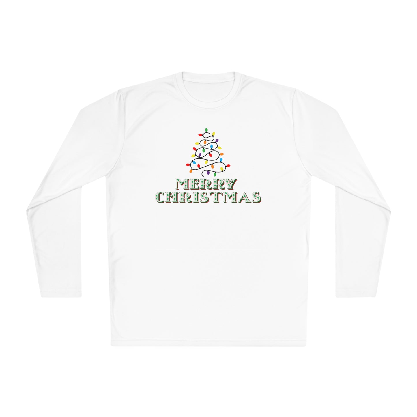 Merry Christmas Adult Long Sleeve Tee