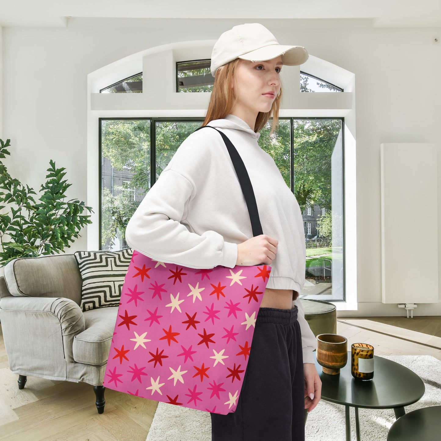 Love Sparks Canvas Tote Bag