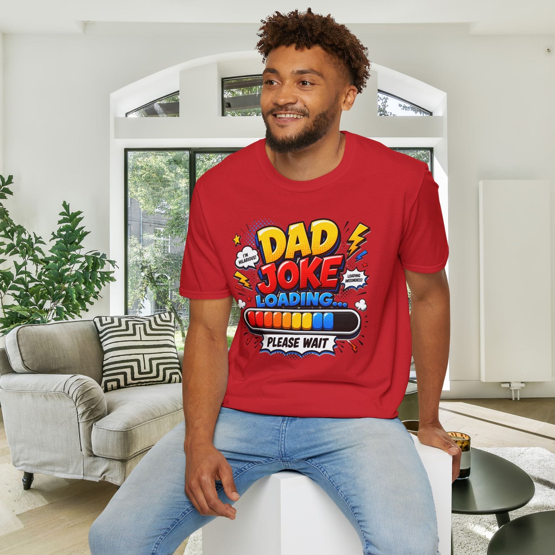 Dad Joke Loading Please Wait Adult T-shirt