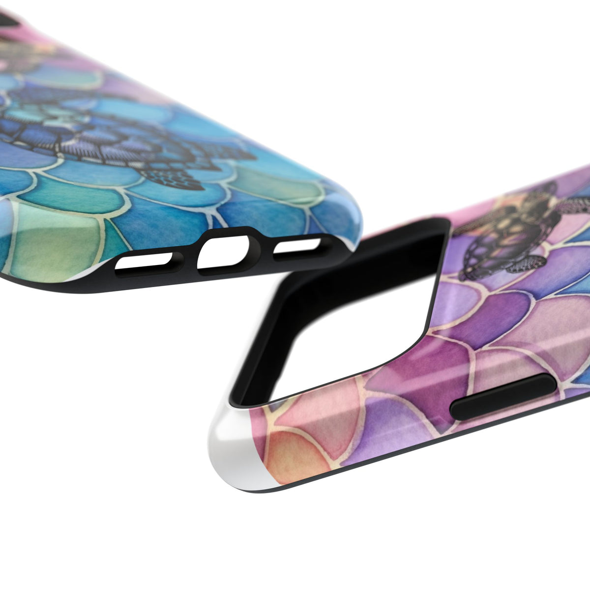 Sea Turtle Silhouette MagSafe® Compatible Tough Case for iPhone
