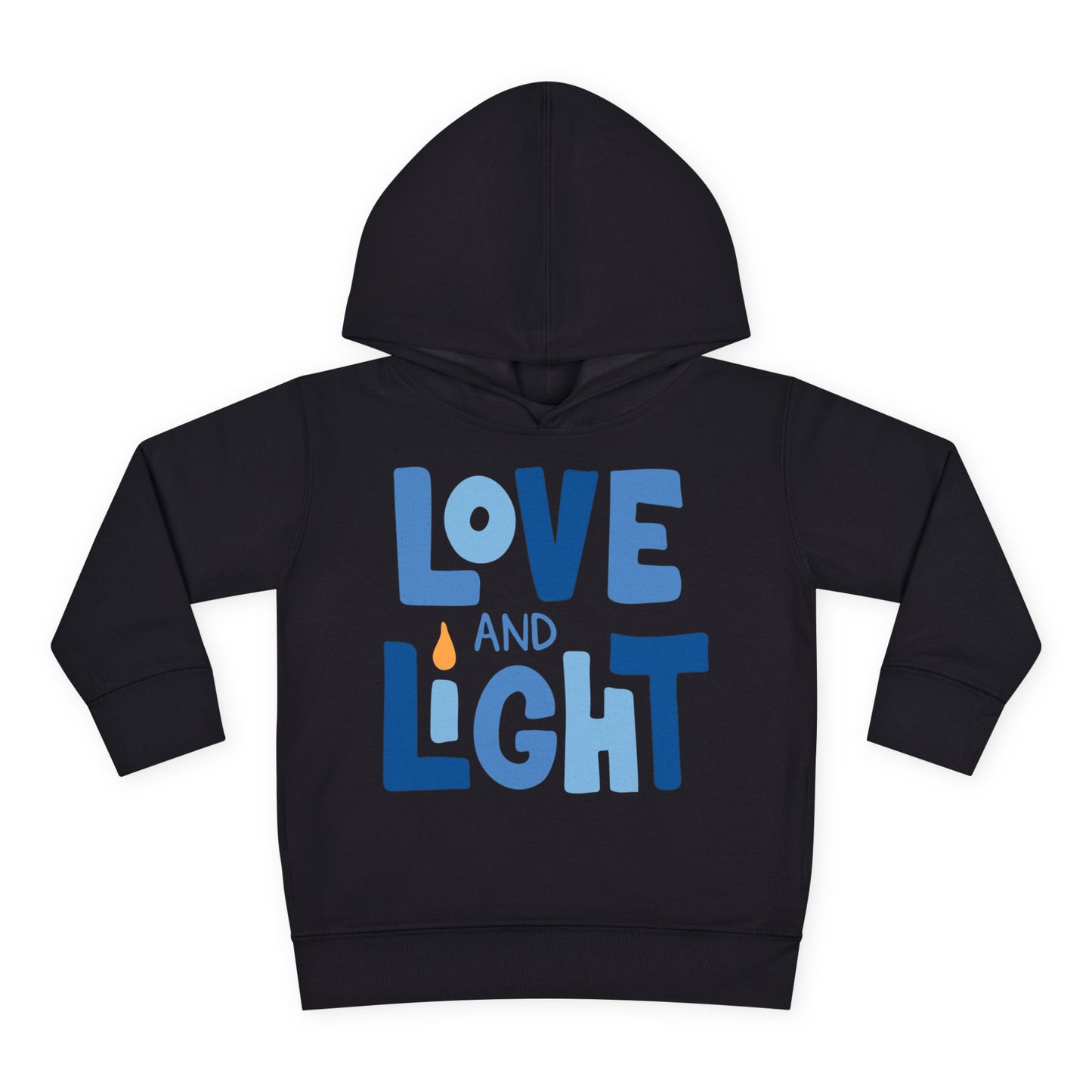 Hanukkah Love & Light 2 Toddler Pullover Fleece Hoodie
