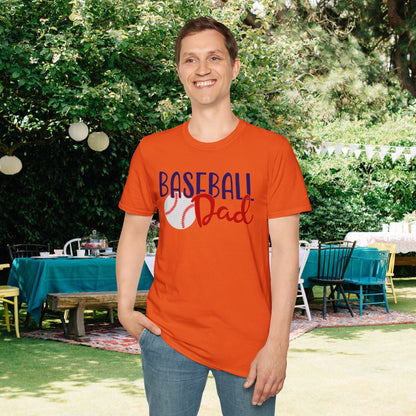Baseball Dad Adult T-shirt