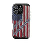 Never Surrender American Flag MagSafe® Compatible Tough Case for iPhone