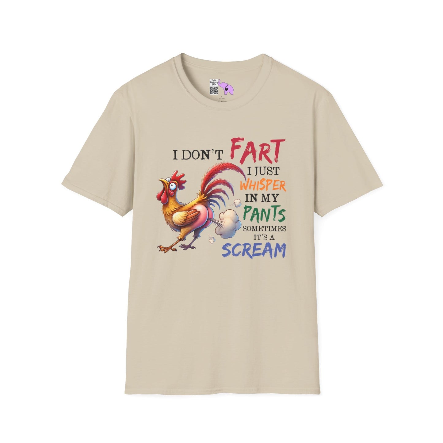 I Don't Fart I Just Whisper in my Pants... Adult T-shirt