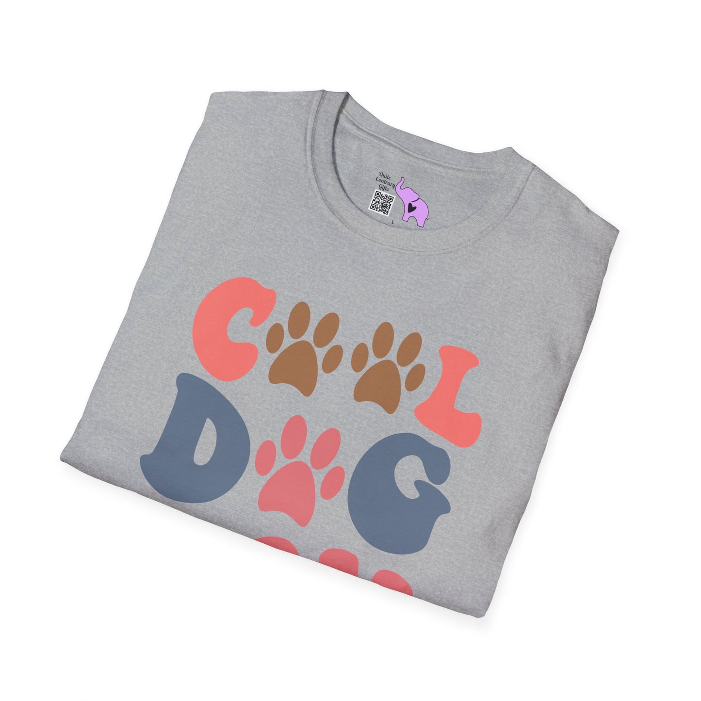 Cool Dog Mom Adult T-shirt
