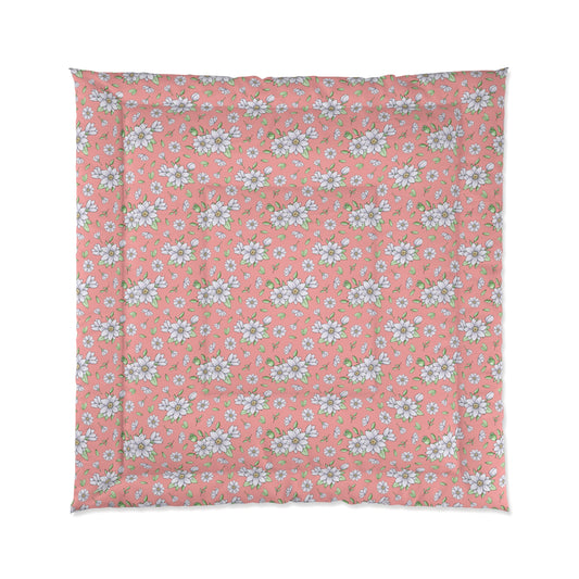 Jasmine Blush Garden Comforter