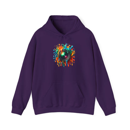 Colorful Cameral Lens Heavy Blend™ Hooded Sweatshirt