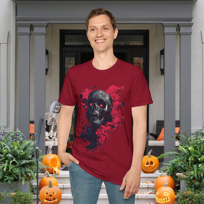 Creepy Skull 2 Adult T-shirt