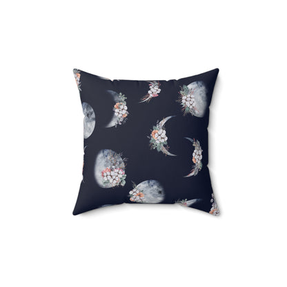 Lunar Garden Throw Pillow