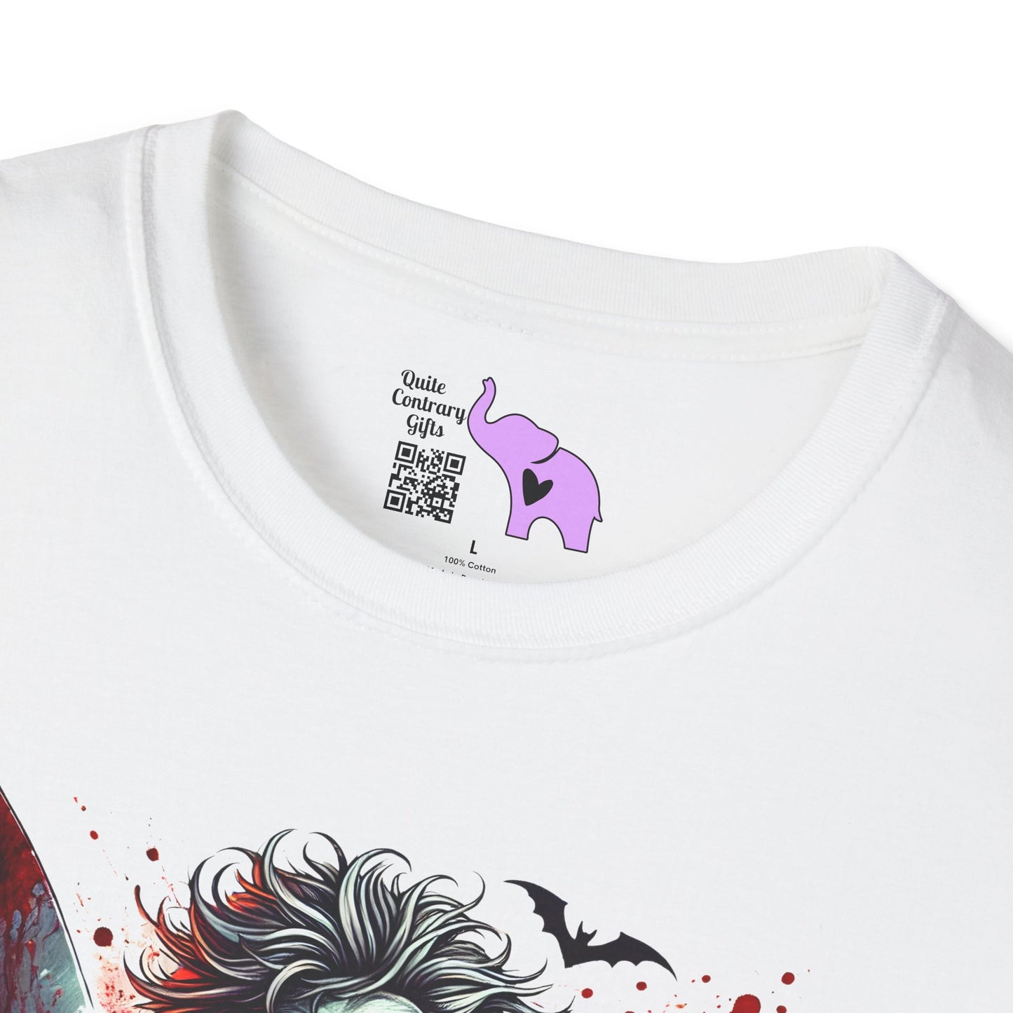 Creepy Halloween Slasher Adult T-shirt