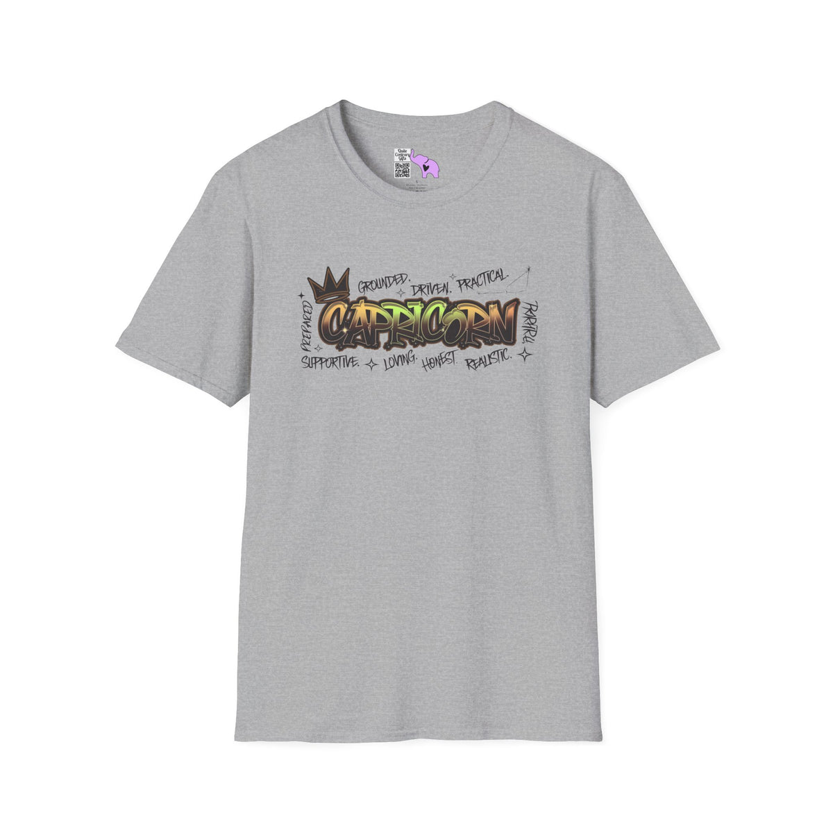 Capricorn Street Art Adult T-shirt