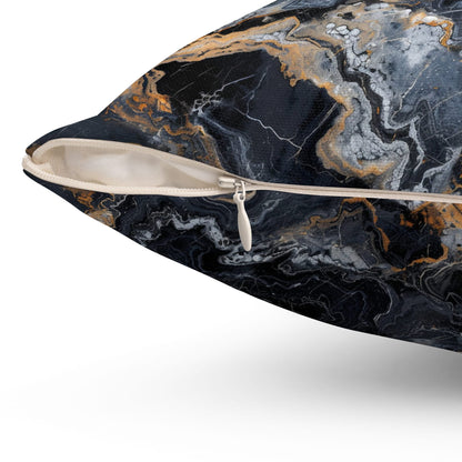 Moonspill Marble Throw Pillow