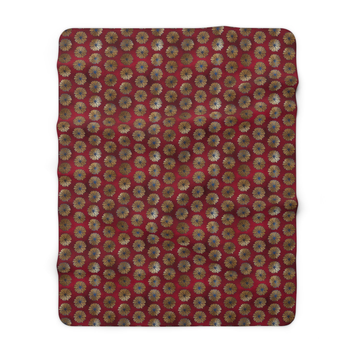 Majestic Crimson Daisies Basic Bedding Set