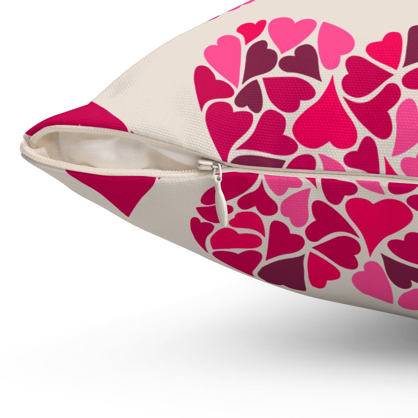 Simple Hearts Throw Pillow