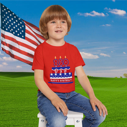 Happy Birthday USA Heavy Cotton™ Toddler T-shirt