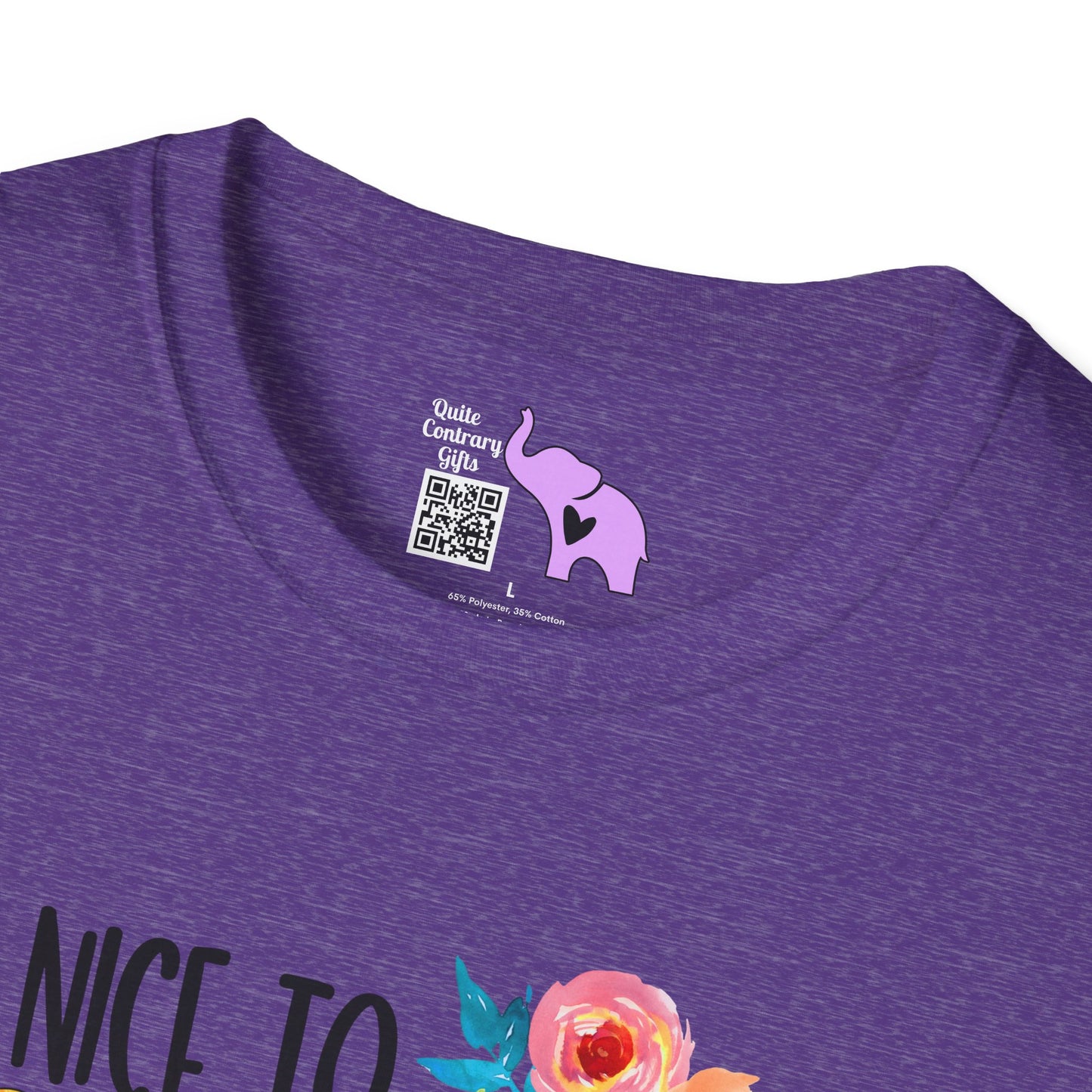 Be Nice To The Bus Driver... Adult T-shirt