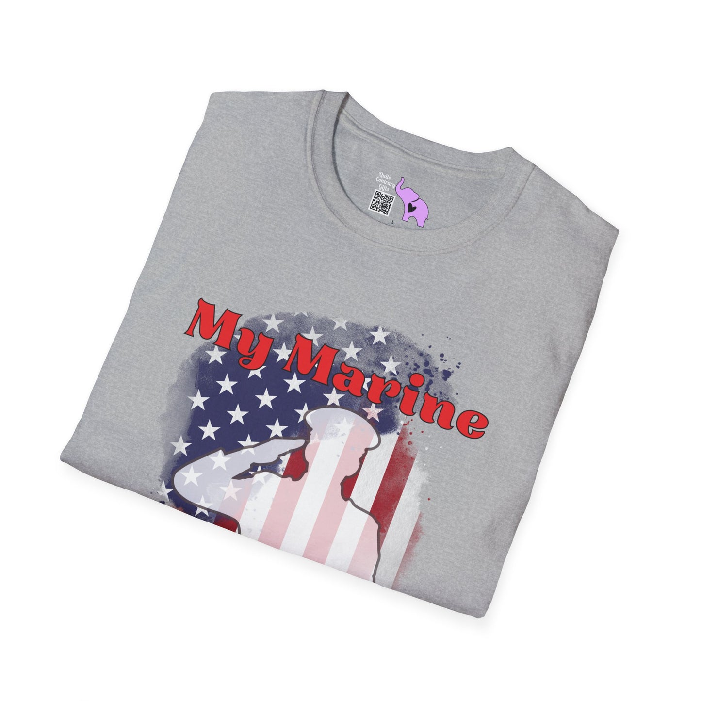 My Marine My Son (Mom) Adult T-shirt