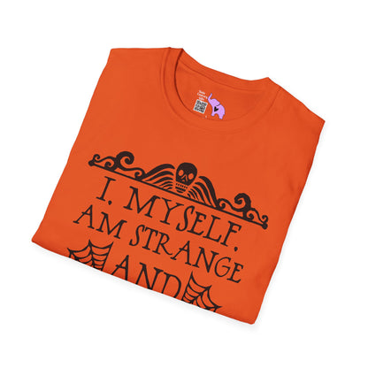 Beetlejuice I Myself Am Strange and Unusual Adult T-shirt